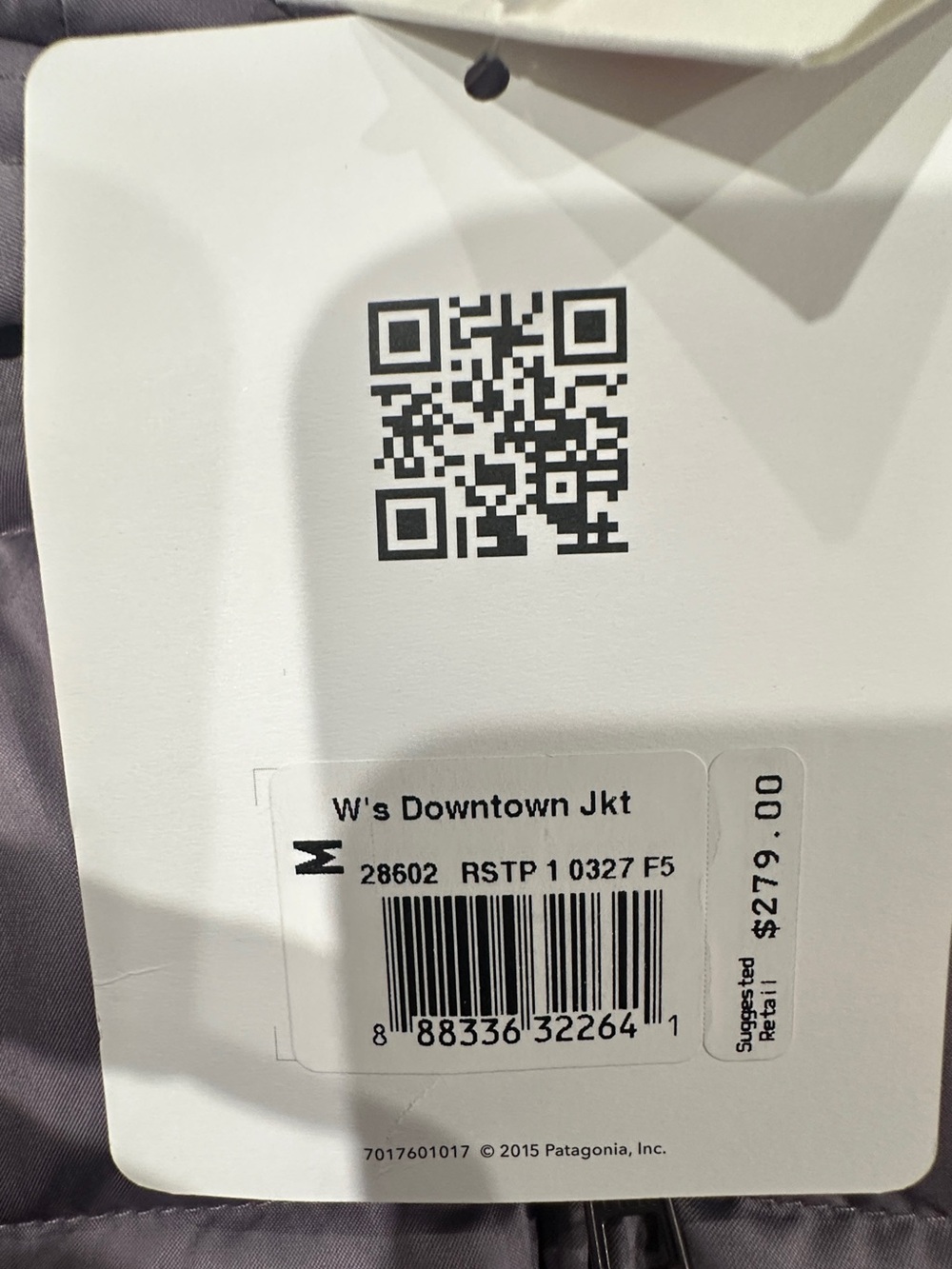 Patagonia Women’s Downtown Jacket 100% Traceable Duck Down Size M NWT - Picture 7 of 8